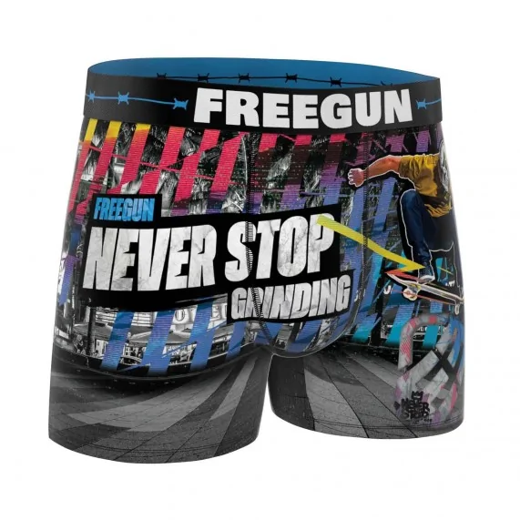 Bóxer de patinaje de alta calidad para hombre (Boxers) Freegun chez FrenchMarket