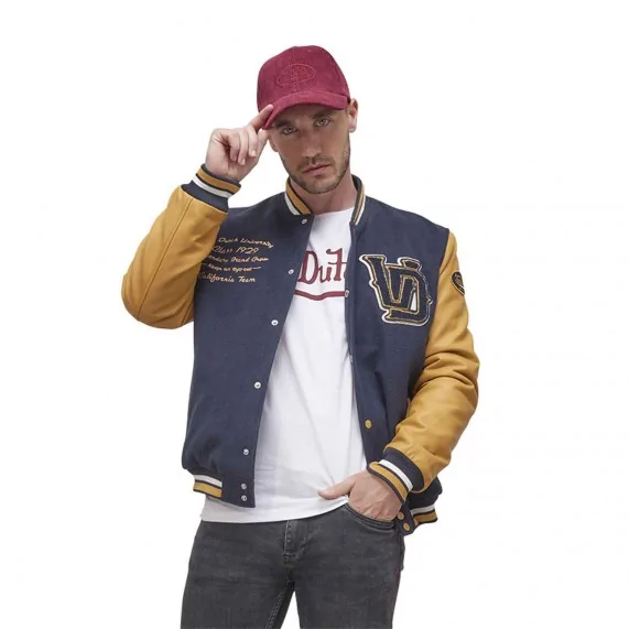 Giacca con patch e ricamo University Varsity Von Dutch" (Teddy - Giacca Varsity) Von Dutch chez FrenchMarket