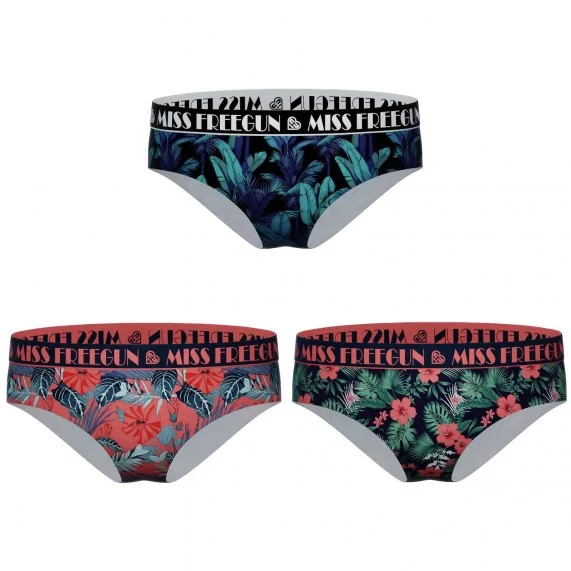 Lot de 3 Boxers Femme Coton (Boxer Femme) Freegun chez FrenchMarket