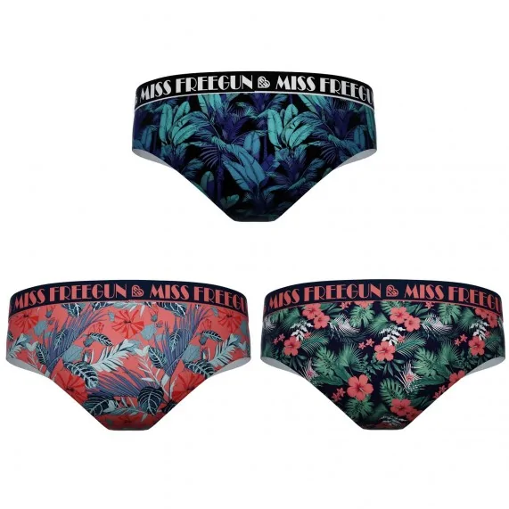 Lot de 3 Boxers Femme Coton (Boxer Femme) Freegun chez FrenchMarket