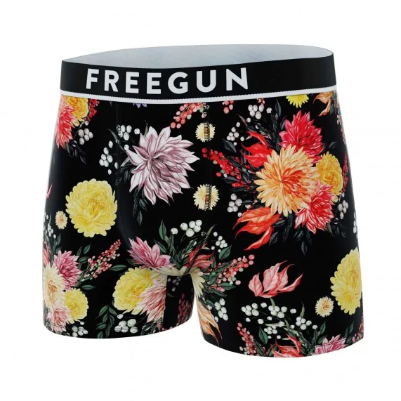 Boxer Homme Coton "Premium Signature Flowers" (Boxers Homme) Freegun chez FrenchMarket