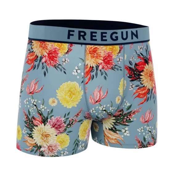 Boxer in cotone "Premium Signature Flowers" per uomo (Boxer) Freegun chez FrenchMarket