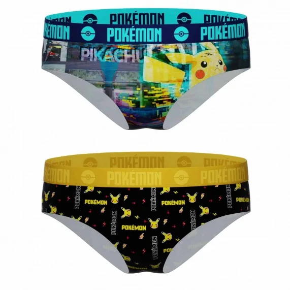 Lot de 2 Boxers Fille Pokémon (Boxers/Shorty) Freegun chez FrenchMarket