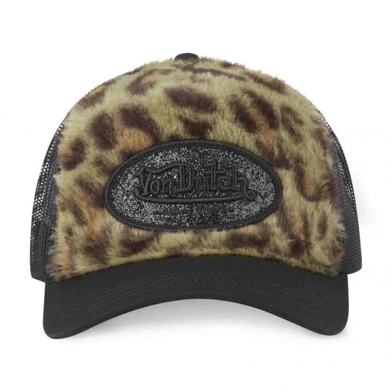 Cappello Trucker in pelliccia Leopard (Tappi) Von Dutch chez FrenchMarket