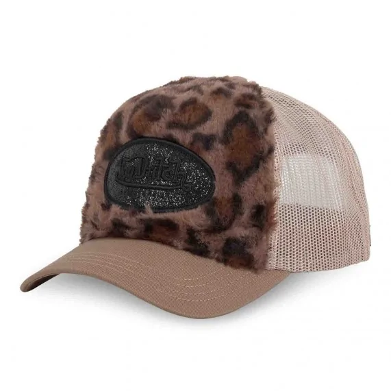 Gorro de piel Trucker Leopard (Gorras) Von Dutch chez FrenchMarket