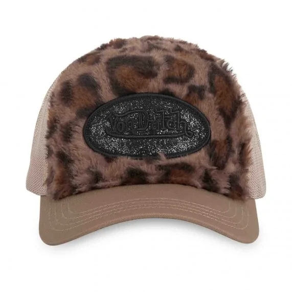 Cappello Trucker in pelliccia Leopard (Tappi) Von Dutch chez FrenchMarket