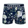 Boxer de algodón "Premium Signature Flowers" para hombre (Boxers) Freegun chez FrenchMarket