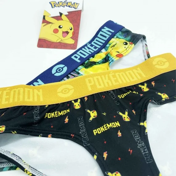 Set of 2 Pokémon girl's boxer shorts (Boxers/Shorty) Freegun on FrenchMarket