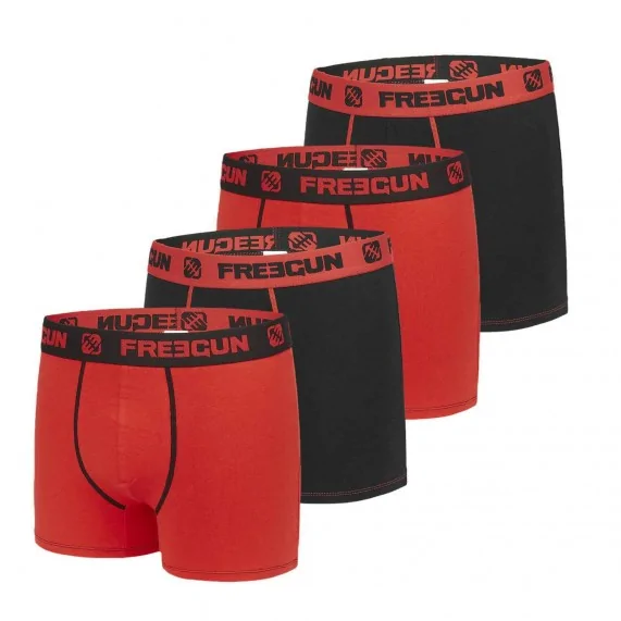 4er-Pack Boxershorts für Jungen aus Baumwolle (Boxershorts für Jungen) Freegun auf FrenchMarket