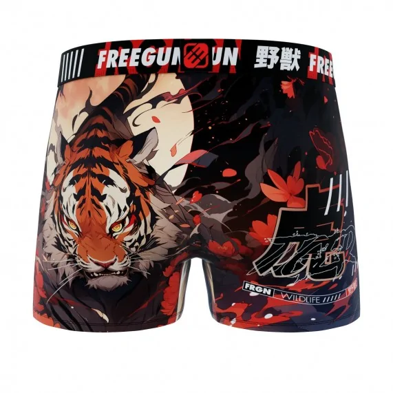 Tiger" Microfiber Boxer Briefs for Men (Boxers) Freegun on FrenchMarket