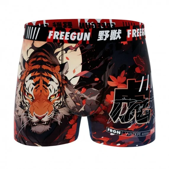 Tiger" Microfiber Boxer Briefs for Men (Boxers) Freegun on FrenchMarket