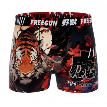 Boxer Homme Microfibre "Tigre" (Boxers Homme) Freegun chez FrenchMarket