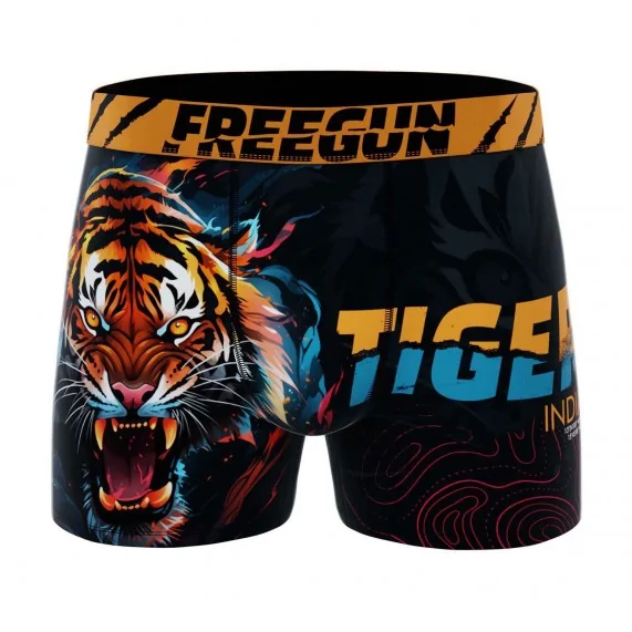 Boxer Mann Mikrofaser "Tiger" (Boxershorts) Freegun auf FrenchMarket