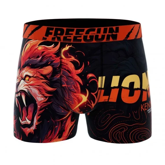 Boxer Mann Mikrofaser "Lion" (Boxershorts) Freegun auf FrenchMarket