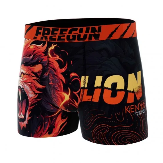 Lion" Microvezel Boxer voor mannen (Boksers) Freegun chez FrenchMarket