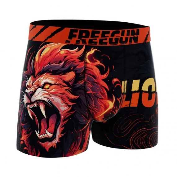 Lion" Microvezel Boxer voor mannen (Boksers) Freegun chez FrenchMarket