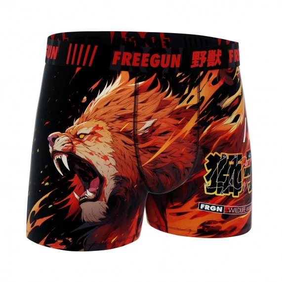 Boxer Homme Microfibre "Lion" (Boxershorts) Freegun auf FrenchMarket