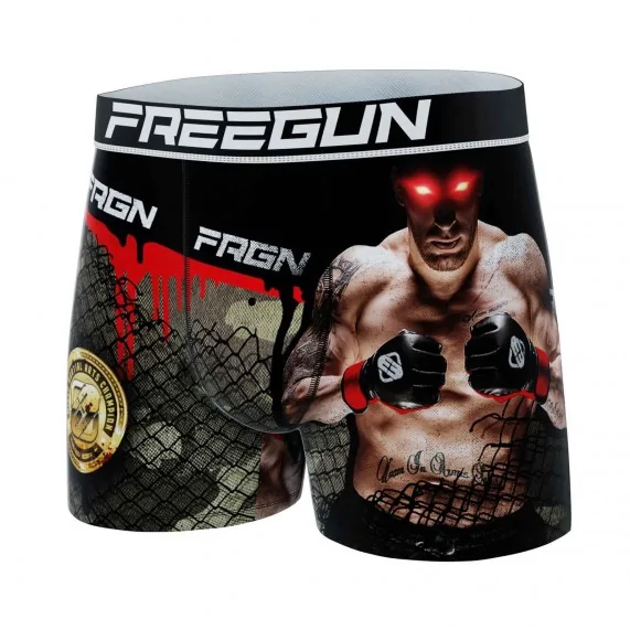 Boxer Mann Microfaser "Sport Fight MMA" (Boxershorts) Freegun auf FrenchMarket