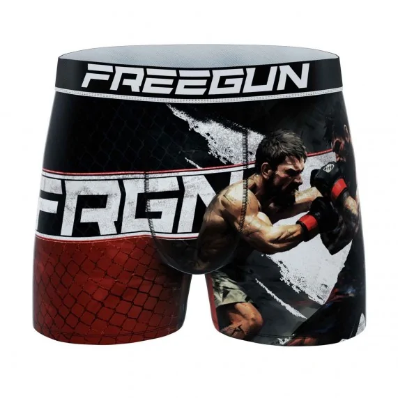 Boxer Mann Microfaser "Sport Fight MMA" (Boxershorts) Freegun auf FrenchMarket