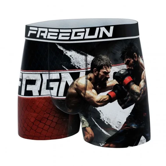 Boxer Mann Microfaser "Sport Fight MMA" (Boxershorts) Freegun auf FrenchMarket