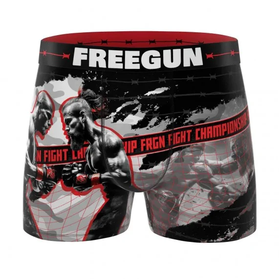 Boxer de microfibra "Sport Fight MMA" para hombre (Boxers) Freegun chez FrenchMarket