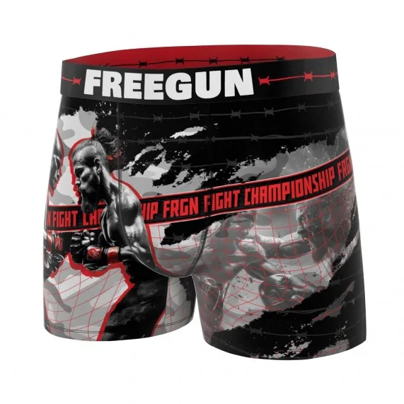 Boxer Homme Microfibre "Sport Fight MMA" (Boxers Homme) Freegun chez FrenchMarket