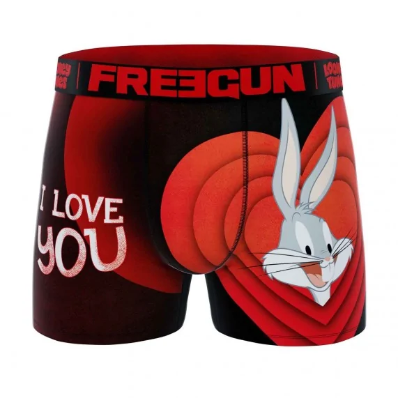 Boxer Mannen Looney Tunes Valentijnsdag Bugs Bunny Hart (Boksers) Freegun chez FrenchMarket