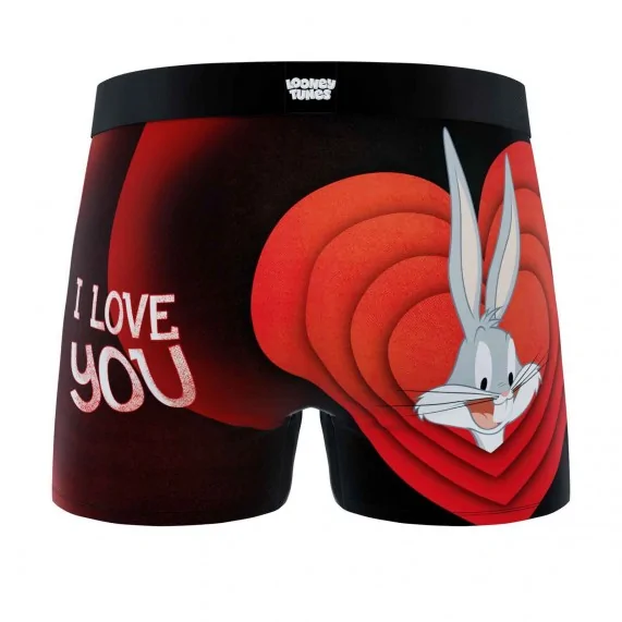 Boxer Mannen Looney Tunes Valentijnsdag Bugs Bunny Hart (Boksers) Freegun chez FrenchMarket