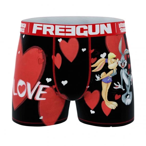 Boxer Mannen Looney Tunes Valentijnsdag Bugs Bunny Hart (Boksers) Freegun chez FrenchMarket