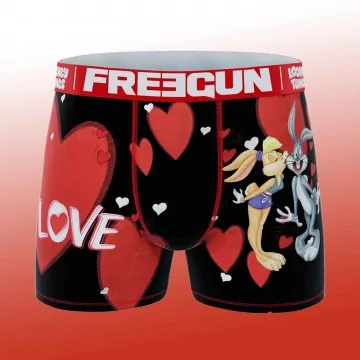 Boxer Homme Looney Tunes Saint Valentin Bugs Bunny Heart (Boxers Homme) Freegun chez FrenchMarket