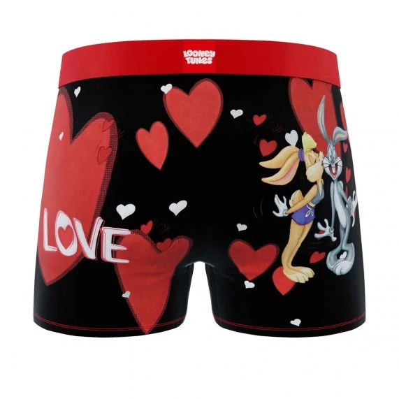 Boxer Mannen Looney Tunes Valentijnsdag Bugs Bunny Hart (Boksers) Freegun chez FrenchMarket