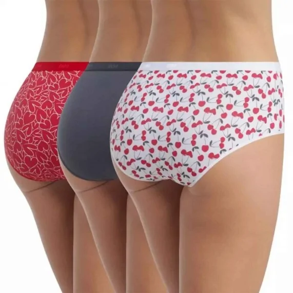 Set di 3 boxer in cotone stretch "Les Pockets de Dim" (Boxer - Slip) Dim chez FrenchMarket