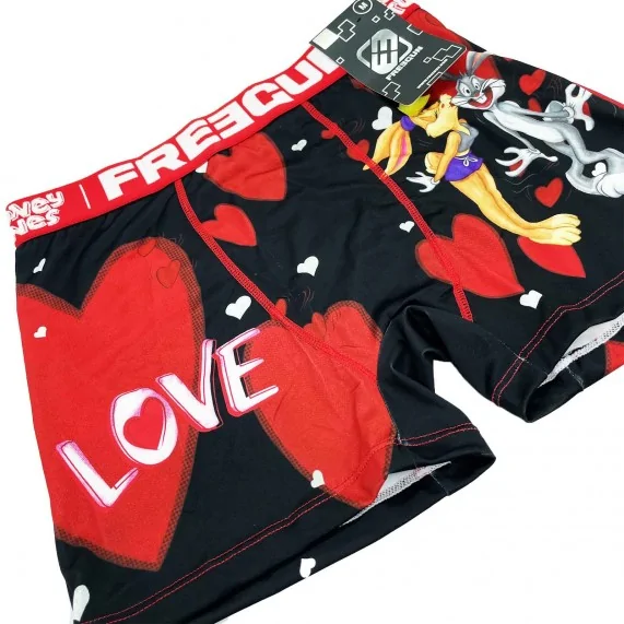 Boxer Men Looney Tunes San Valentín Bugs Bunny Corazón (Boxers) Freegun chez FrenchMarket