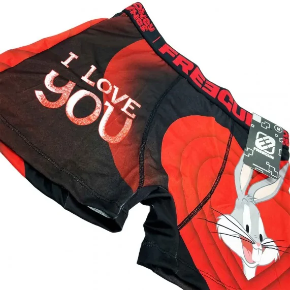 Boxer Men Looney Tunes San Valentino Bugs Bunny Heart (Boxer) Freegun chez FrenchMarket