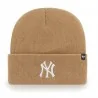 Bonnet MLB New York Yankees Haymaker "Camel" (Bonnets) '47 Brand chez FrenchMarket