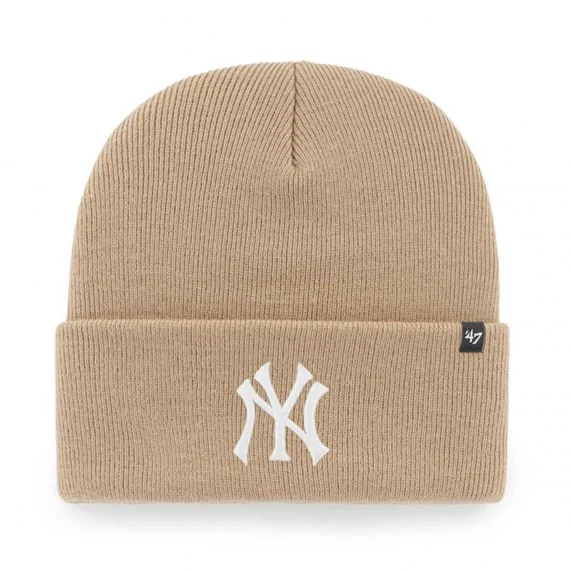 Bonnet MLB New York Yankees Haymaker "Beige" (Bonnets) '47 Brand chez FrenchMarket