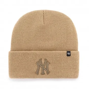 Bonnet MLB New York Yankees Haymaker "Beige" (Bonnets) '47 Brand chez FrenchMarket