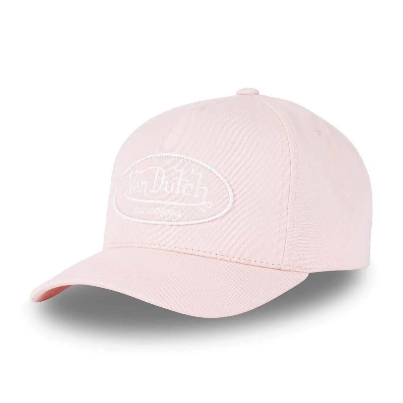 Von Dutch - Casquette Baseball California Classique Unie Rose Taille Unique