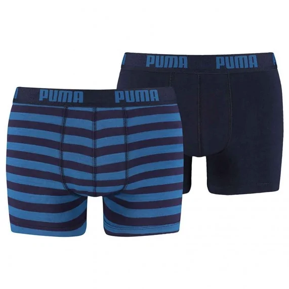 Bóxers de algodón a rayas Heritage para hombre (Calzoncillos para hombre) PUMA chez FrenchMarket