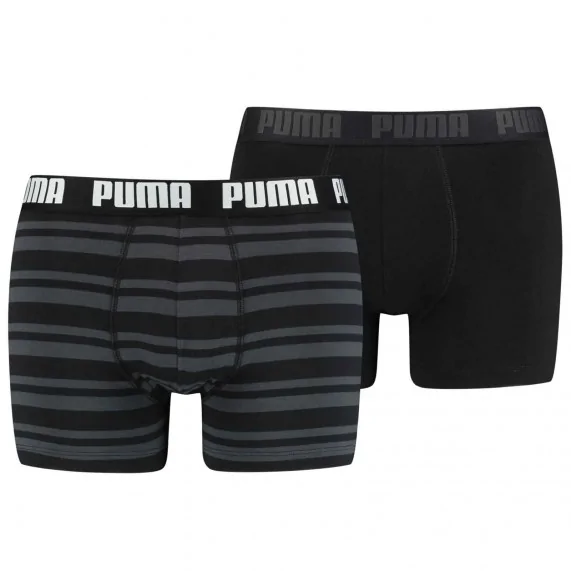 Bóxers de algodón a rayas Heritage para hombre (Calzoncillos para hombre) PUMA chez FrenchMarket