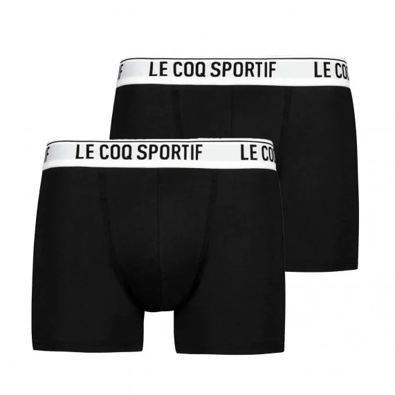 2er-Pack Boxershorts für Männer aus Baumwolle "Essentials" (Boxershorts für Männer) Le Coq Sportif auf FrenchMarket