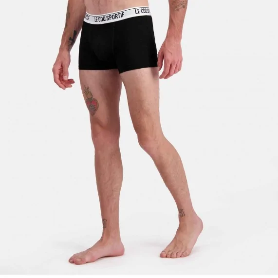 2er-Pack Boxershorts für Männer aus Baumwolle "Essentials" (Boxershorts für Männer) Le Coq Sportif auf FrenchMarket