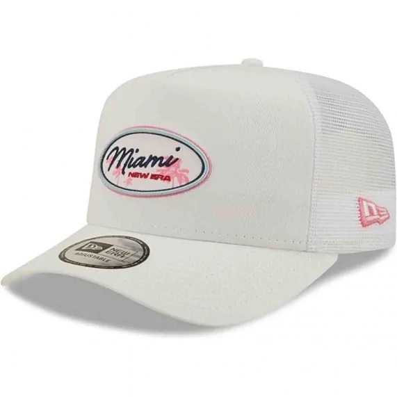 Casquette TRUCKER "Oval State" Miami (Casquettes) New Era chez FrenchMarket