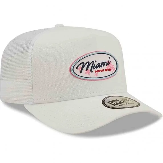 Cappello TRUCKER "Oval State" Miami (Cappellino) New Era chez FrenchMarket