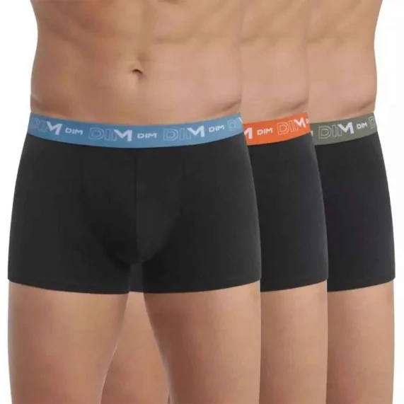 Set van 3 mannenboxers van elastisch katoen (Herenboxershorts) Dim chez FrenchMarket