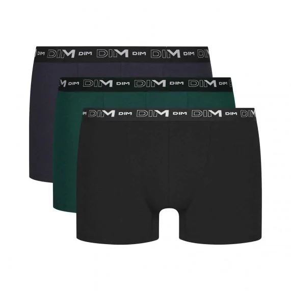 Set di 3 Boxer da uomo in cotone stretch (Boxer da uomo) Dim chez FrenchMarket