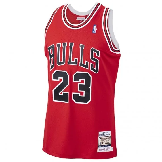 Camiseta Michael Jordan Chicago Bulls 1997/98 "NBA Athentic Road (Camiseta NBA) Mitchell & Ness chez FrenchMarket