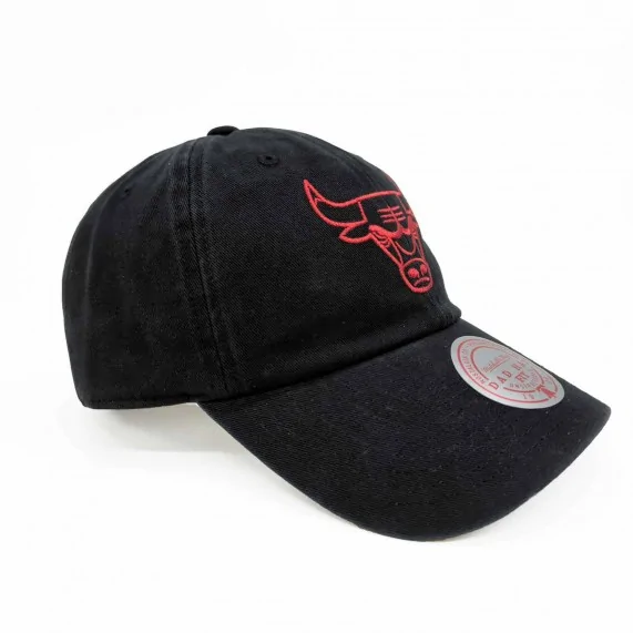 Cappello NBA Chicago Bulls "Washed Dad" (papà lavato) (Cappello NBA) Mitchell & Ness chez FrenchMarket