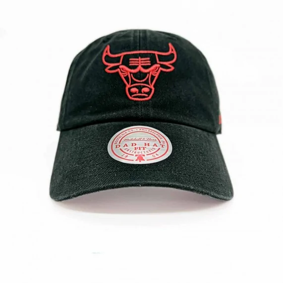 Cappello NBA Chicago Bulls "Washed Dad" (papà lavato) (Cappello NBA) Mitchell & Ness chez FrenchMarket