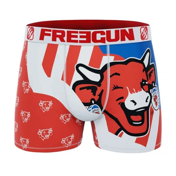 Boxer Homme Microfibre "La Vache qui rit 2" (Boxers Homme) Freegun chez FrenchMarket